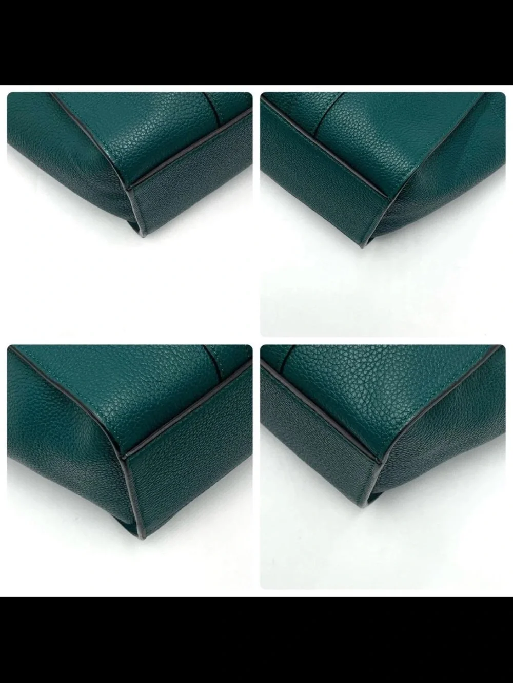 Mulberry Dark Green Leather Satchel with Shoulder Strap